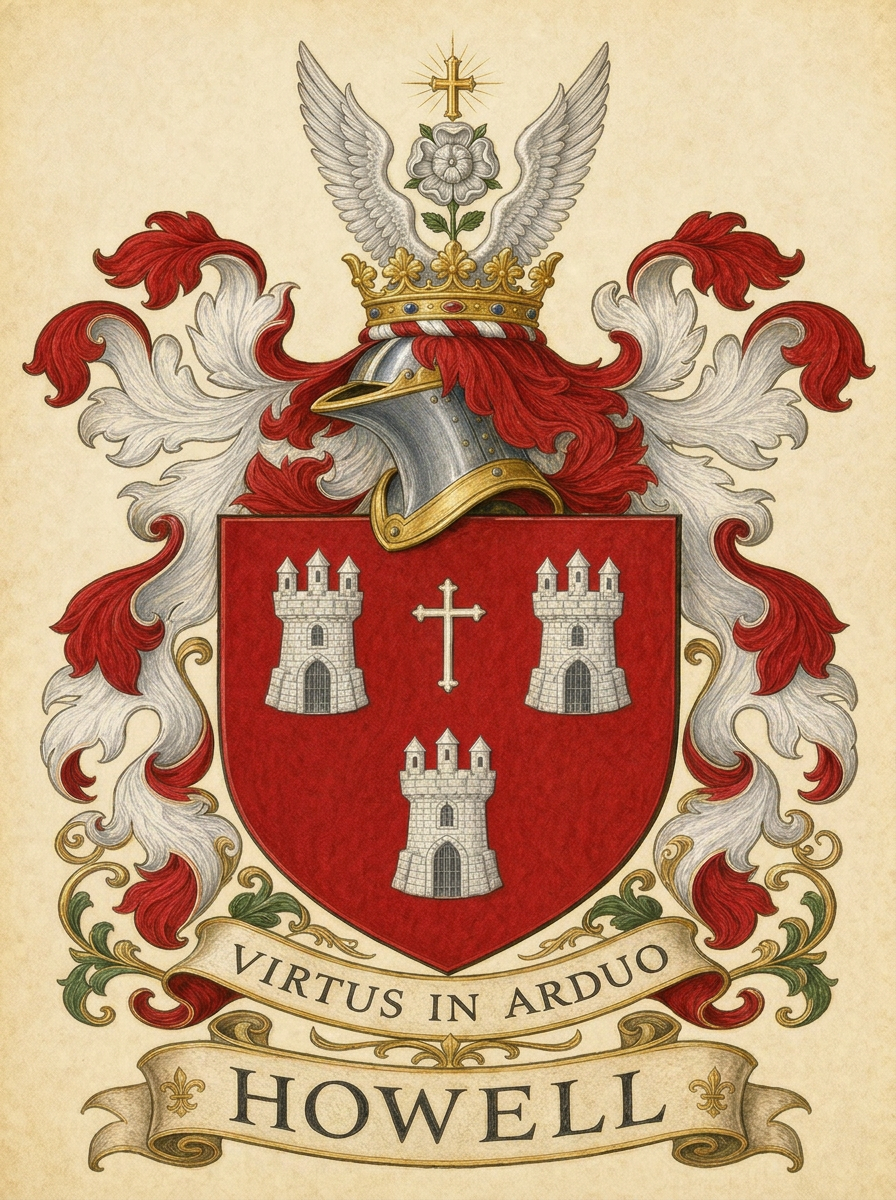 Howell family crest